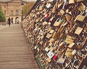 Love-Locks Bridge,Paris,France,10x15-other sizes available-parisian,seine, paris,padlocks,lovers,love