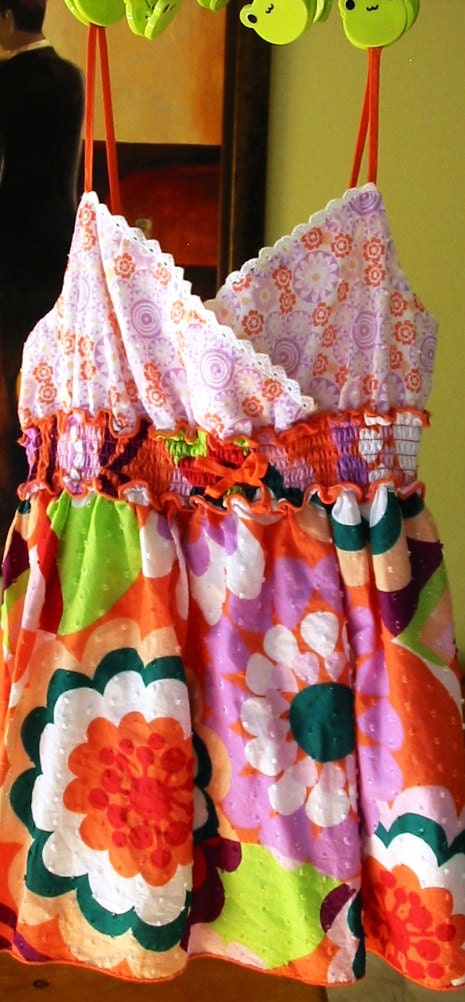 Girls Smocked Dress from Childrens Place Size L 10-12