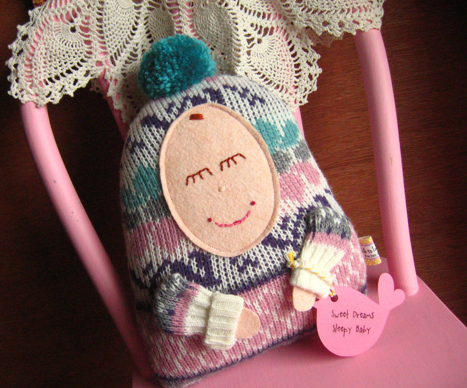 Teal Sleepy Baby Doll