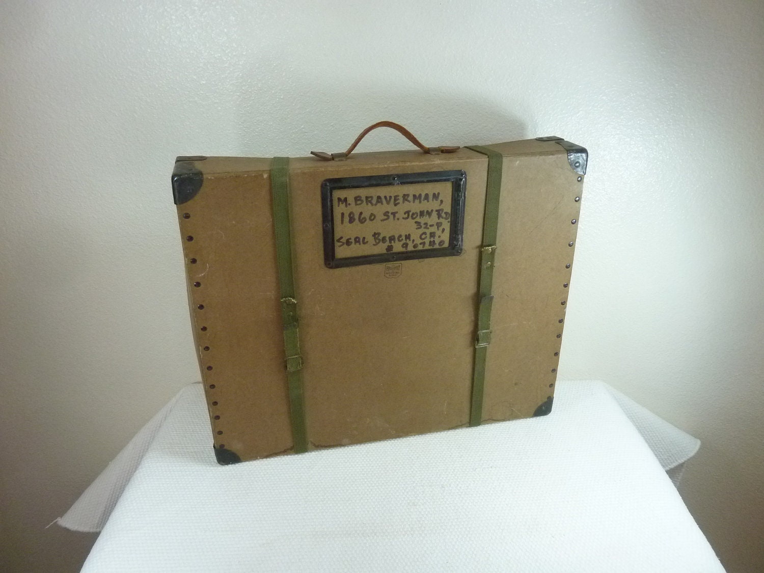 Vintage Shipping Box // Mailing Box // X-Ray Shipping // Film Reel Shipping