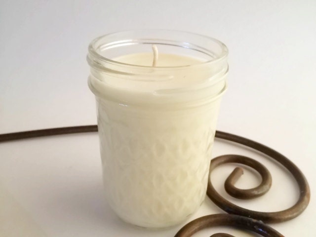 English Toffee Mason Jar Candle, Fall Scented Candle