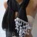 ON SALE Elegant and feminine Chiffon scarf