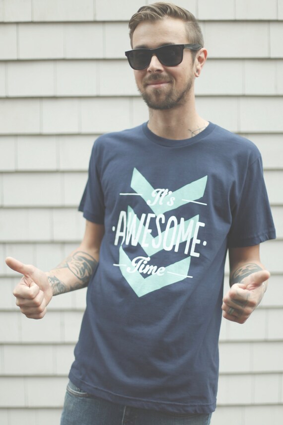 It's Awesome Time-Navy