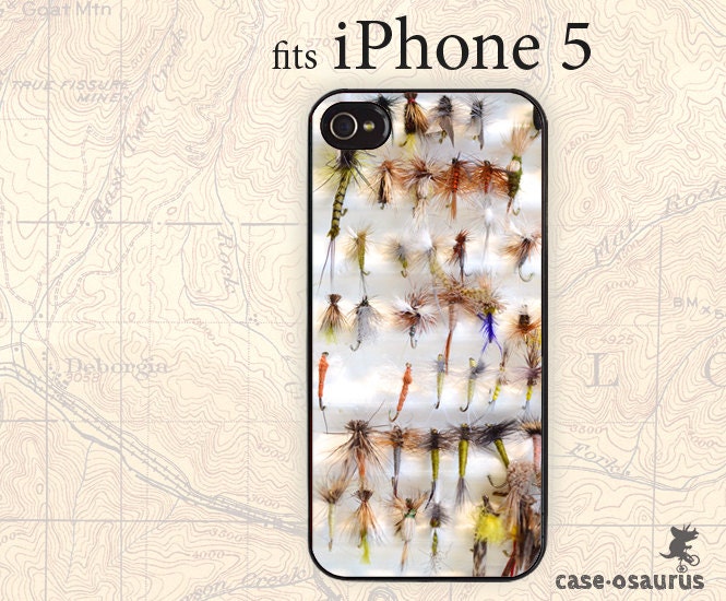 iPhone 5 Case - Fly Fishing Fly Box Dry Flies