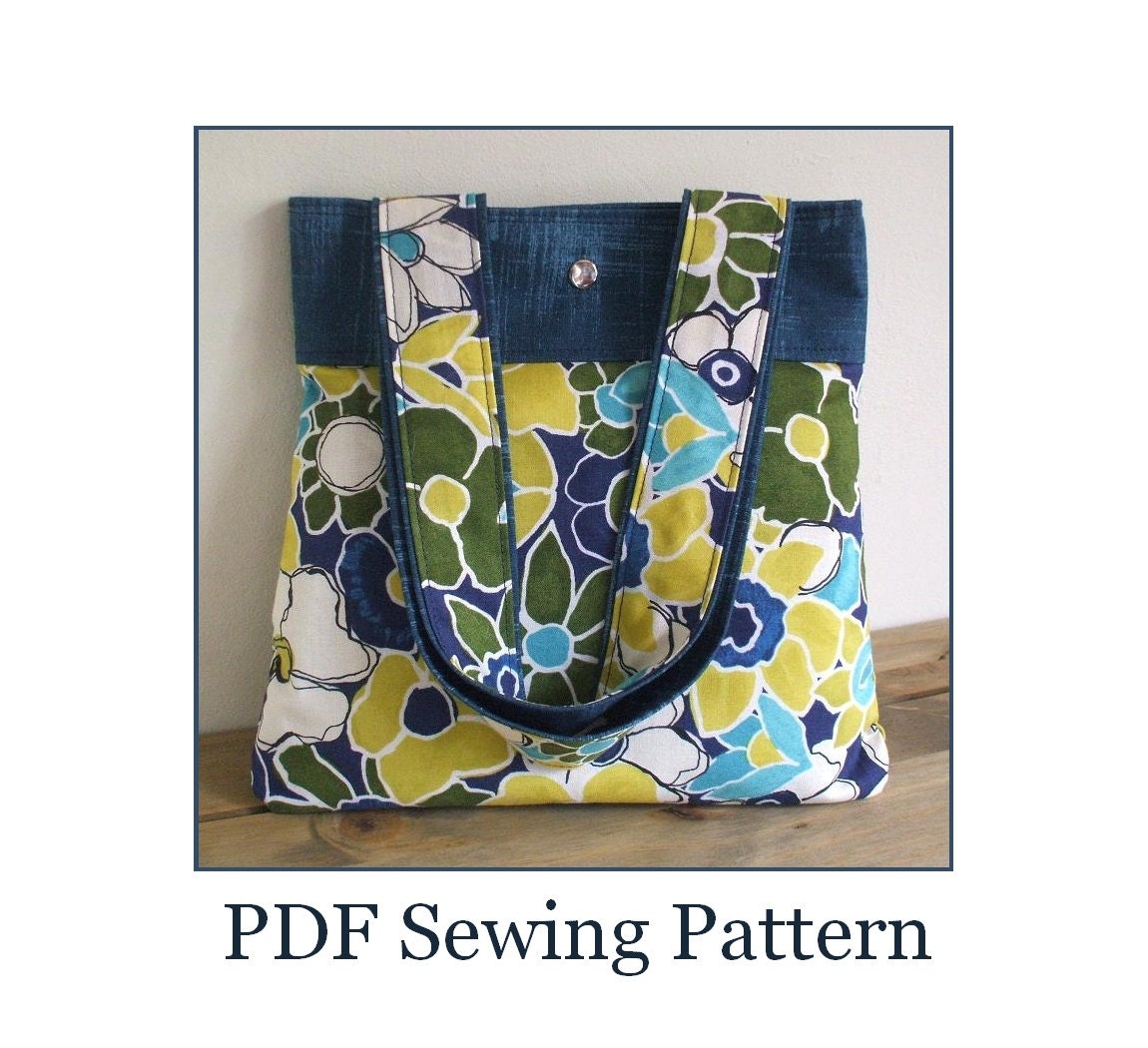 INSTANT DOWNLOAD Bag Sewing Pattern - PN106A Evelyn Handbag pdf Sewing Instructions