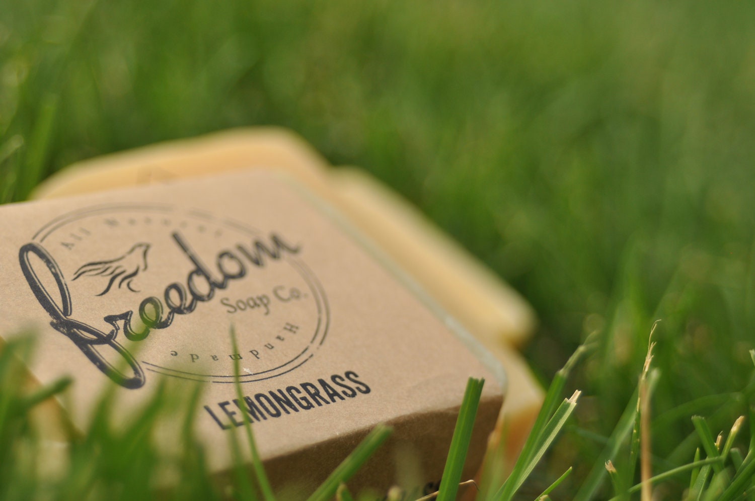 Lemongrass Soap, All Natural, Handmade Soap, Vegan Soap, Palm-Free Soap
