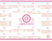 Wedding Seating Chart Poster