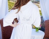 Personalized Gift for Brides, Bridesmaid Gift, Maid of Honor Gift, Flower Girl Gift, Matron of Honor Gift, Mother of the Groom GIft, Robe