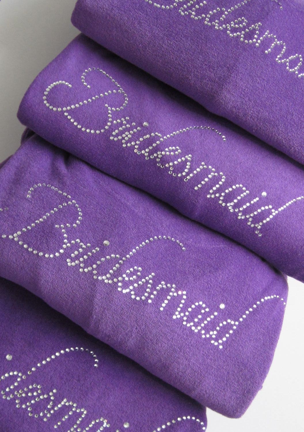 Unique Personalized Lightweight Terry Robe Bejeweled Gift, Mom to be, Birthday Ideas for her, Home and Living, Bath and Beauty Wear