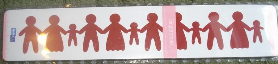 QUICKUTz - GINGERBREAD PEOPLE - 12 Inch BORDER STRiP Die