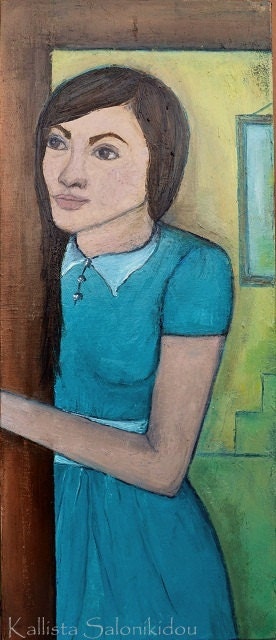 Oil Figure Painting Woman Portrait