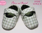 Baby shoe pattern - Classic Mary Jane