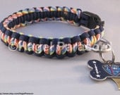 Medium Cobra Weave Paracord Dog Collar (12" to 18")