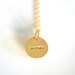 Tiny Karma Gold Vermeil Necklace Dot
