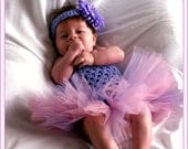 REDUCED Newborn Lilac TuTu Dress and Headband 10% Sale on all RTS Items.
