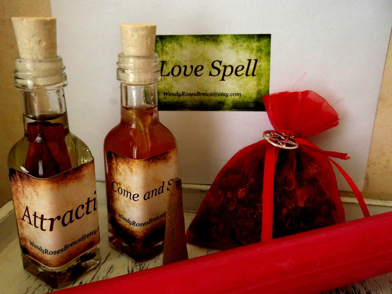 Spell Kit "Make your Lover Come and See You", Medium, Attraction, Love Spell, Loyalty, Compelling, Love, Fast Luck, Conjure, Witchcraft, De