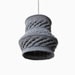 Cable Knit Lampshade LUUKA / Pendant Light  / Unique Knitted Home Decor  / Hanging Shade - Gray