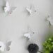 Decal, Set 6, Outdoor Butterflies, 3D White Butterfly, Wedding Decor, White Butterflies