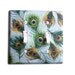 Peacock Feathers Double Toggle Switchplate, wall decor