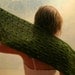 Knitting pattern, Hat and shawl, green, Alpaca- Knitting tutorial PDF