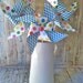 Pinwheels - Lady Bug Picnic - Set of 5 Tall Pinwheels and 12 Mini Pinwheels