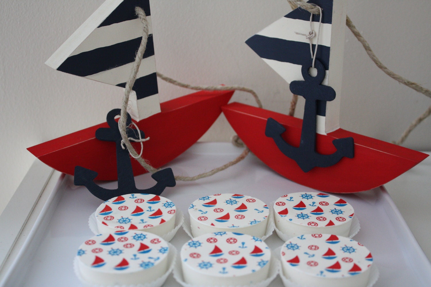 Nautical Chocolate Covered Oreos
