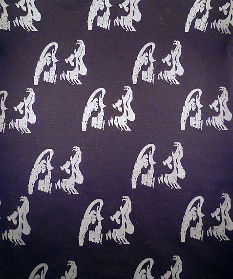 Doctor Who Weeping Angels Screen Printed Fat Quarter