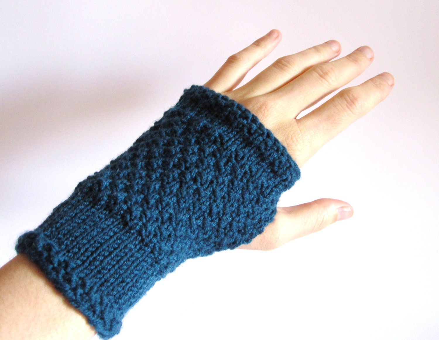 knitted hand warmers