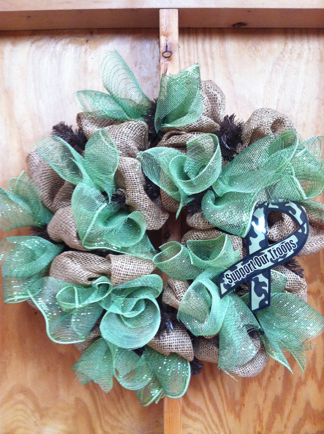 Support Our Troops Wreath