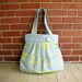 San Francisco Landmark Bag - Light Blue & Neon Yellow