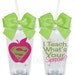 I Teach...What's Your Superpower Teacher Appreciation 16oz Personalized Acrylic Tumbler