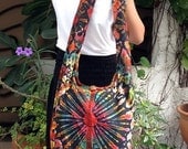 Handmade Tie Dye bag Cotton Bag Hippie bag Hobo bag Boho  bag Shoulder bag Sling bag Messenger bag Crossbody Purse