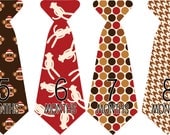Monthly Onesie Sticker Ties//Neck Tie//Sock Monkey // Baby Boy Photo Prop//baby gift, cute monkeys