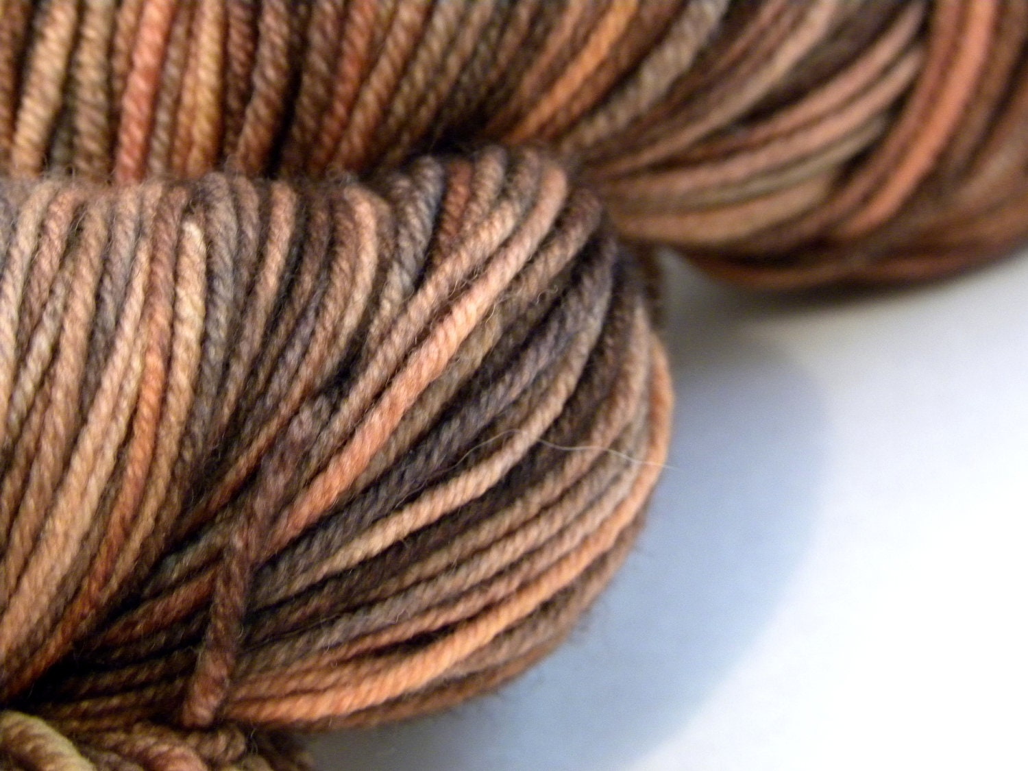 Destruction of Dale on Myrtle, Superwash Merino Sport Weight Hand-dyed yarn