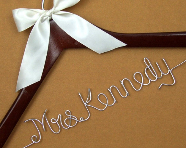 Promotion, Name Hanger, Wedding Hanger, Personalized Custom Bridal Hanger, Brides Hanger, Bride Name Hanger, Personalized Bridal Gift