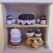 Dollhouse Miniature Cake Cabinet Display