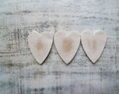 3 big heart magnet DIY sets Rustic Shabby Chic wedding favors gifts bridal shower favors wedding decor gifts