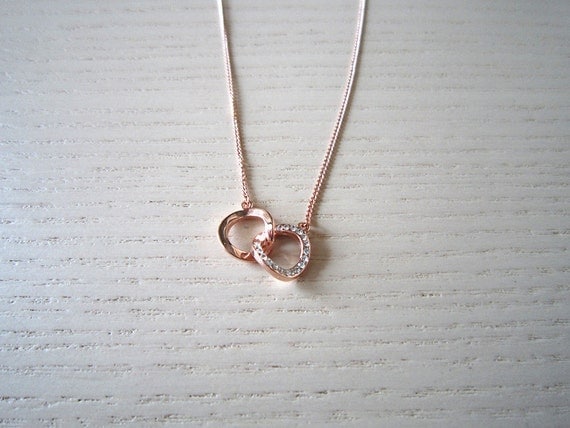 rose gold necklace-infinity love necklace-sweet necklace-perfect best for you or friends