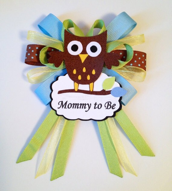 Mommy to Be Ribbon Corsage Pin Il_570xn