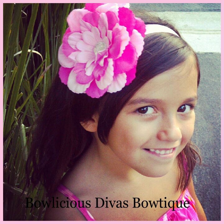 Buy 3, get one FREE- Flower Hair Clips- Assorted Colors