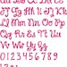 Janda Happy Day Machine Embroidery Font INSTANT DOWNLOAD
