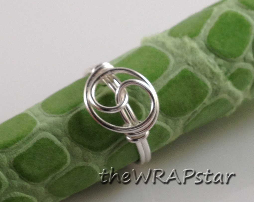 Friendship Ring Zen Ring Wire Ring Couples Ring Love Ring Wire Wrapped Jewelry Handmade Wire Wrapped Ring  Modern Jewelry  ITEM0349