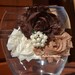Baby Girl Headband Shabby Chic Flower, Newborn, Infant or Toddler, Vintage Style, Pearl Center, Ivory Brown Latte, Thanksgiving Fall Autumn