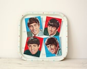 Vintage Beatles Tray - Metal 1960s Worcester Ware