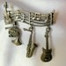 Vintage Musical Instrument Brooch by JJ
