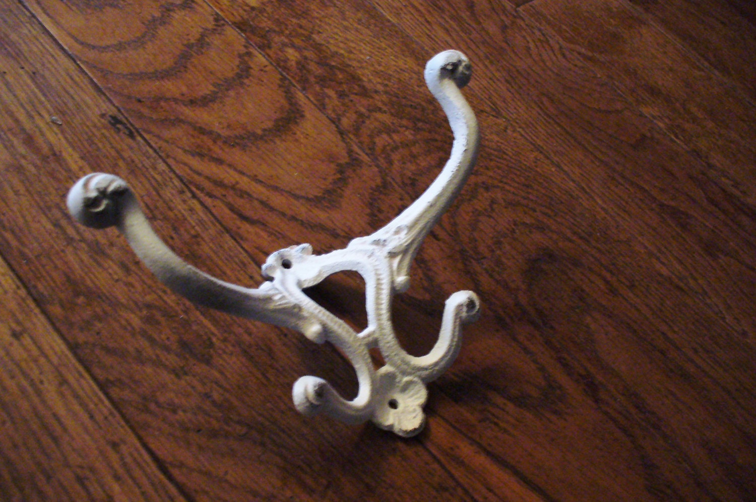 Vintage Style Cast Iron Hooks For Furniture or Wall Decor Hanging Shabby Cottage Chic Style