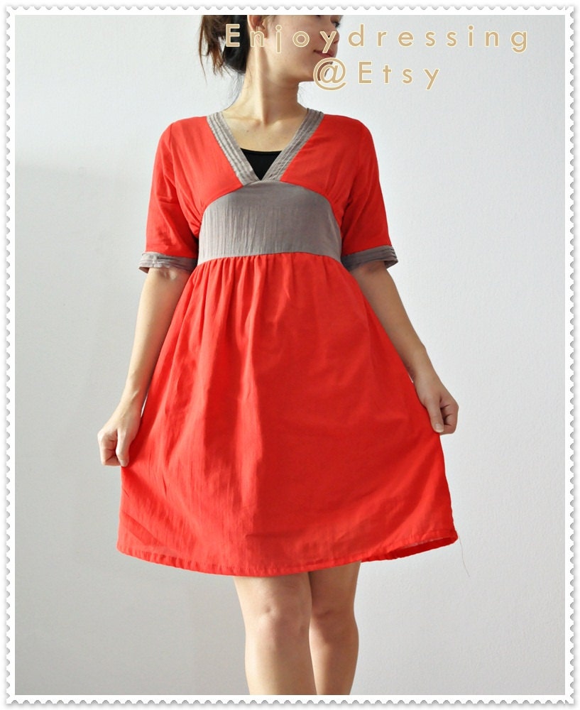 Red Cotton Dresses