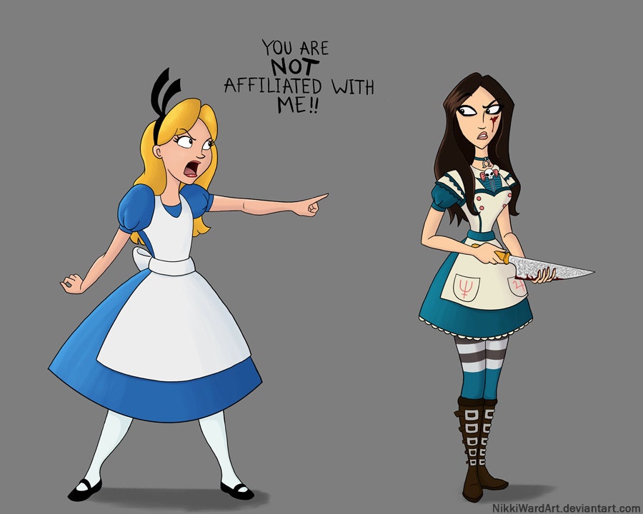 Alice vs. ALICE 8x10 print