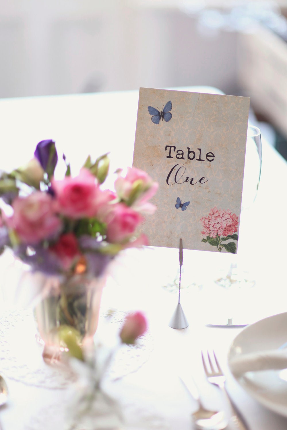 Vintage, Rustic, DIY Printable Wedding Table Number/Name Il_170x135