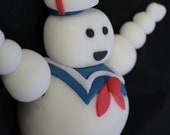 Edible Fondant Halloween cupcake toppers  - 6 ghostbuster logo, 6 slimer toppers